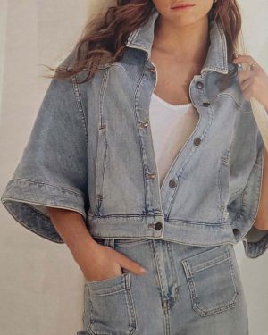 Cape jeans bleu ciel